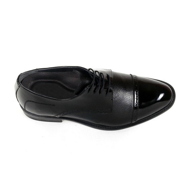 SH2314 +7 cm Gizli Topuklu Boy Uzatan Hakiki Rugan Deri Ayakkabı 3