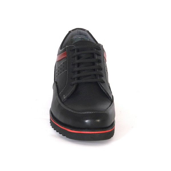 SH2529 +6 Cm Gizli Topuklu Boy Uzatan Hakiki Deri Ayakkabı 4