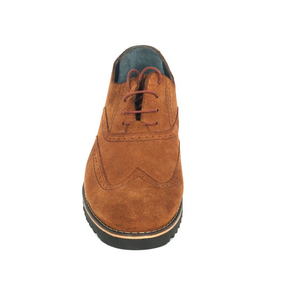 SH2624 +8 Cm Gizli Topuklu Boy Uzatan Hakiki Süet Deri Ayakkabı 4