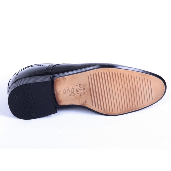 SH2279 +7 cm Gizli Topuklu Boy Uzatan Hakiki Rugan Deri Ayakkabı 5